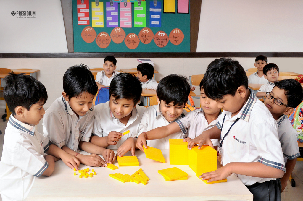 Presidium Rajnagar, DIENES BLOCK ACTIVITY BUILDS PRESIDIANS' NUMBER SENSE & REASONING